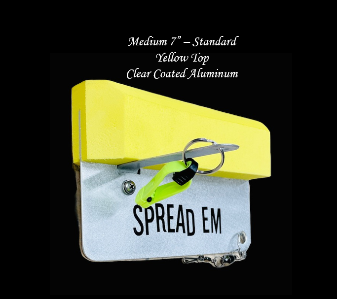 medium 7" (single board) yellow - standard | spread em planer boards Medium 7&#8243; (Single Board) Yellow &#8211; Standard | Spread Em Planer Boards s192476370309845574 p26 i16 w683
