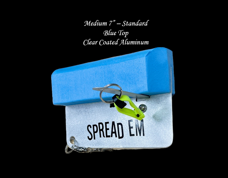 medium 7" (single board) blue - standard | spread em planer boards Medium 7&#8243; (Single Board) Blue &#8211; Standard | Spread Em Planer Boards s192476370309845574 p34 i7 w787
