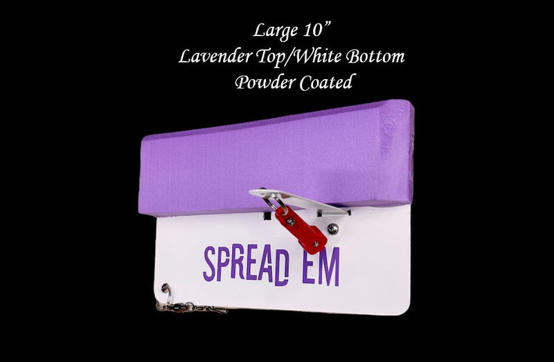 large 10” (single board) lavender/white - powder coated | spread em planer boards Large 10” (Single Board) Lavender/White &#8211; Powder Coated | Spread Em Planer Boards s192476370309845574 p55 i6 w954